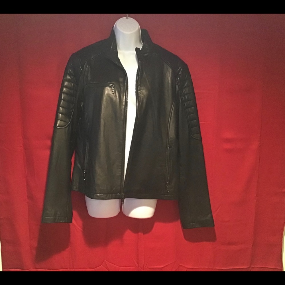 Leather Jacket by DKNY